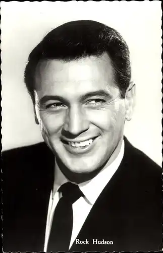 Ak Schauspieler Rock Hudson, Portrait