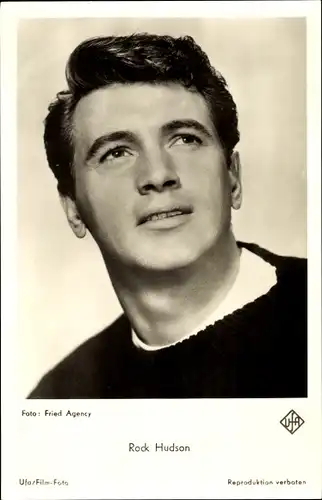 Ak Schauspieler Rock Hudson, Portrait, UfA