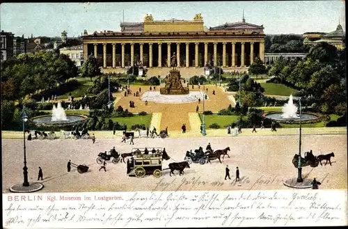 Ak Berlin Mitte, Köngl. Museum im Lustgarten