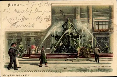 Litho Berlin, Schlossbrunnen