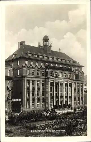 Ak Leipzig in Sachsen, Arbeiter Turn- und Sportschule, Vorderansicht des Schulhauses