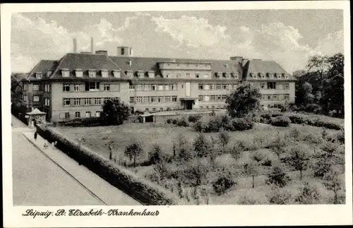 Ak Leipzig, Blick auf das St. Elisabeth Krankenhaus