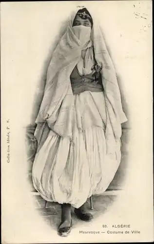 Ak Algerie, Mauresque, Costume de Ville