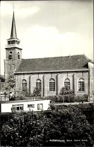 Ak Puttershoek Südholland, Ned. Herv. Kerk