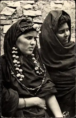 Ak Mauritanie, Femmes Maures, Maghreb, Frauen in Trachten, Schmuck