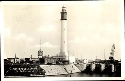Ak Dunkerque Dünkirchen Nord, Le Phare, Leuchtturm