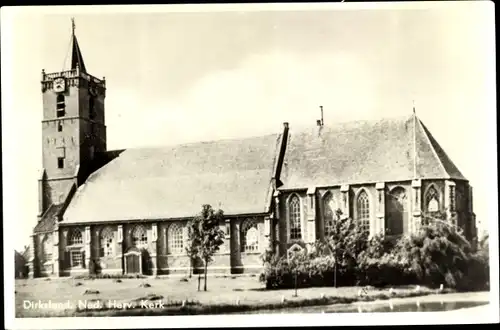 Ak Dirksland Südholland, Ned. Herv. Kerk