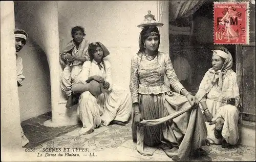 Ak Scenes et Types, La Danse du Plateau, Maghreb