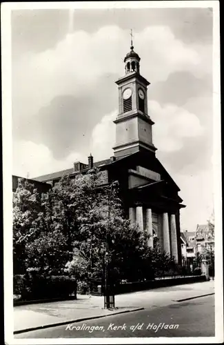 Ak Kralingen Rotterdam Südholland Niederlande, Kerk, Hoflaan