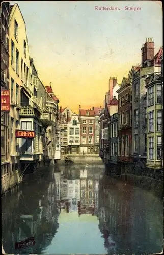 Ak Rotterdam Südholland Niederlande, Steiger