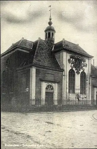 Ak Rotterdam Südholland Niederlande, Schotsche Kerk