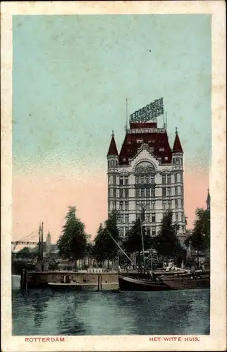 Ak Rotterdam Südholland Niederlande, Het Witte Huis