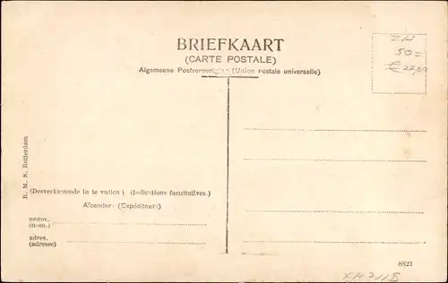 Ak Noordblaak Rotterdam Südholland Niederlande, Illuminatie bij Firma de Haas 1909