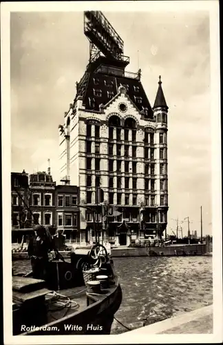 Ak Rotterdam Südholland Niederlande, Witte Huis