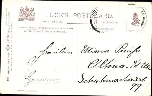 Künstler Ak Sail Making, Seeleute nähen Segel