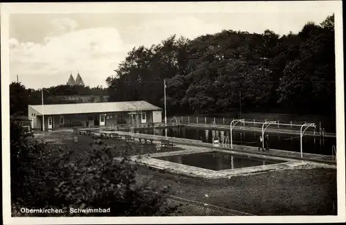 Ak Obernkirchen in Schaumburg, Schwimmbad