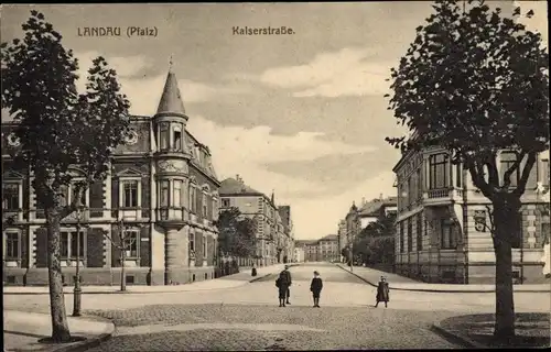 Ak Landau in der Pfalz, Kaiserstraße