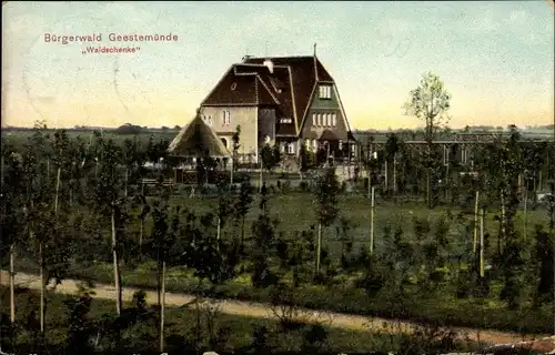 Ak Geestemünde Bremerhaven, Waldschenke