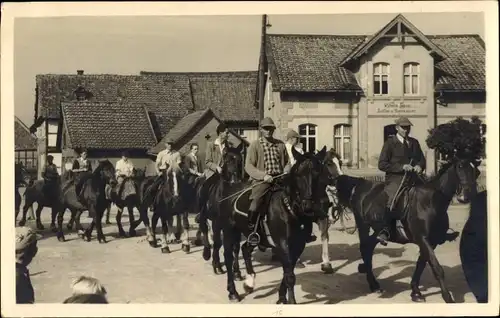 Foto Ak Vienenburg Goslar am Harz, Reiter