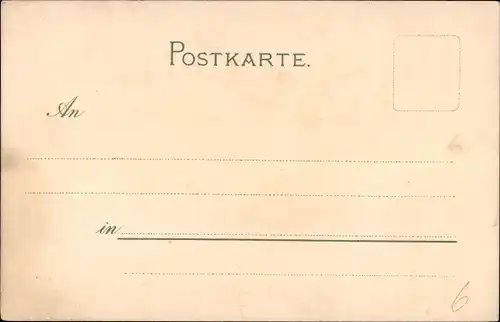 Künstler Litho Hoffmann, R., Zschopau im Erzgebirge Sachsen, Ortspartie