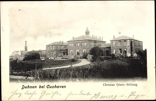 Ak Nordseebad Duhnen Cuxhaven, Christian Görne-Stiftung