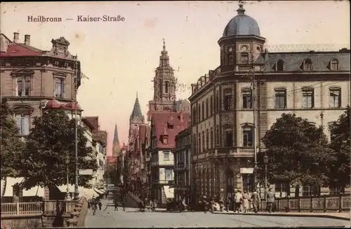 Ak Heilbronn am Neckar, Kaiser-Straße