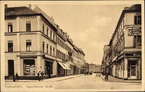 Ak Ludwigshafen am Rhein, Oggersheimer Straße, Handlung