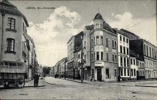 Ak Jülich in Nordrhein Westfalen, Gr. Rurstraße