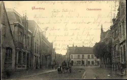 Ak Garding in Nordfriesland, Blick in die Osterstraße