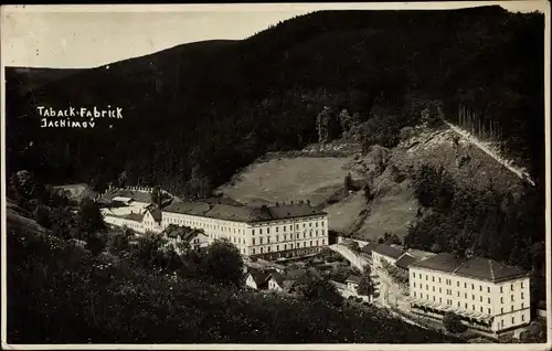 Ak Jáchymov Sankt Joachimsthal Region Karlsbad, Tabak-Fabrik