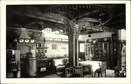 Ak Nové Město nad Metují Neustadt Mettau Reg. Königgrätz, Peklo, Vnitrek Bartonovy utulny