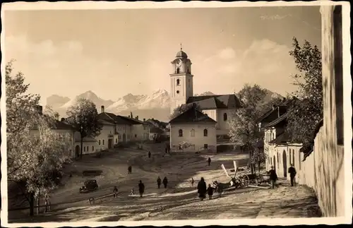 Ak Vysoké Tatry Hohe Tatra Slowakei, Straza, Straßenpartie