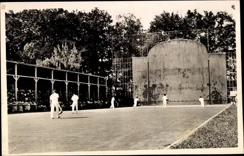 Ak Salies de Béarn Pyrénées Atlantiques, Partie de Chistera au Fronton de Mosqueros