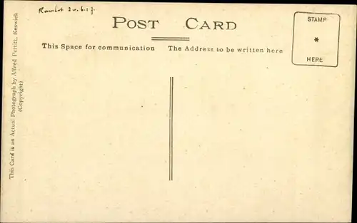 Ak Rydalmere Cumbria England, See, Boot am Ufer