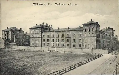 Ak Mulhouse Mülhausen Elsass Haut Rhin, Kaiser Wilhelm Kaserne
