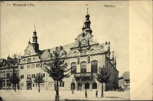 Ak Arnstadt in Thüringen, Rathaus