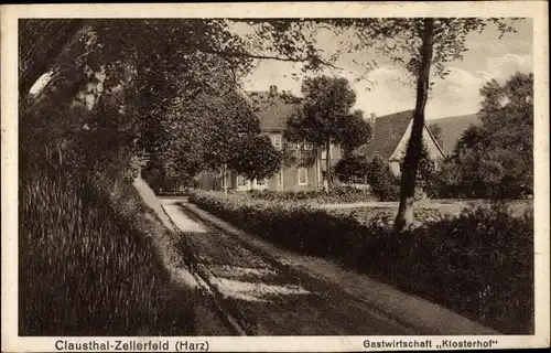 Ak Clausthal Zellerfeld im Oberharz, Gastwirtschaft Klosterhof