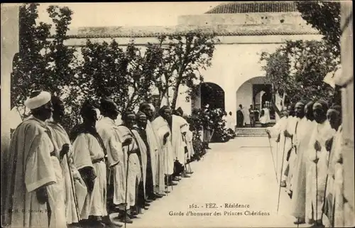 Ak Fès Fez Marokko, Residence, Garde d'honneur des Princes Cherifiens