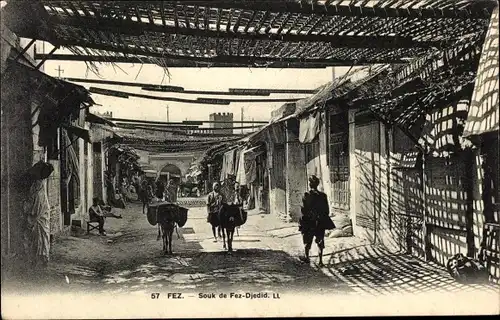 Ak Fès Fez Marokko, Souk de Fez-Djedid