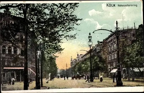 Ak Köln am Rhein, Hohenzollernring