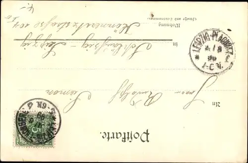 Passepartout Ak Leipzig in Sachsen, Reichsgericht, Außenansicht