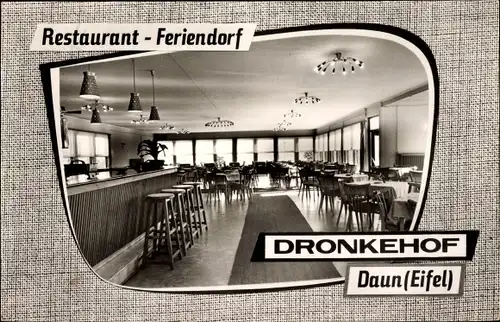 Ak Daun in der Eifel, Restaurant Feriendorf Dronkehof, Bar