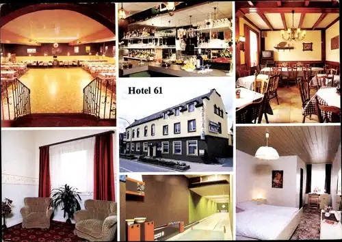 Ak Godorf Köln am Rhein, Hotel Restaurant 61, Bundeskegelbahn, Godorfer Hauptstr. 61