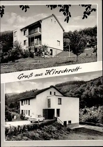 Ak Hirschrott Simmerath in der Eifel, Pension Cafe Jöbges, Zum weissen Stein