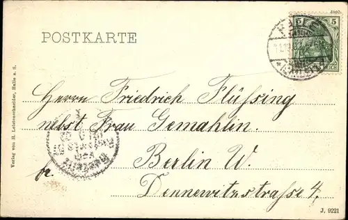 Ak Giebichenstein Halle an der Saale, Burg, Brücke, Ruderboot