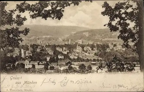Ak Hann. Münden in Niedersachsen, Panorama