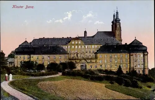 Ak Bad Staffelstein am Main Oberfranken, Schloss Banz