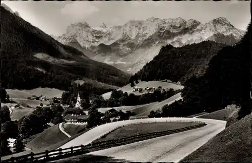 Ak Ramsau im Berchtesgadener Land Oberbayern, Deutsche Alpenstraße