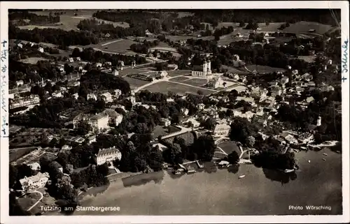 Ak Tutzing in Oberbayern, Luftbild