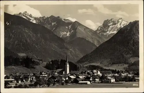 Ak Oberstdorf im Oberallgäu, Panorama